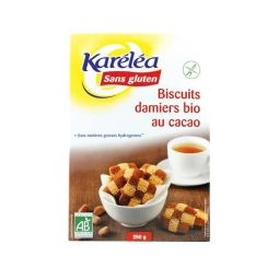Biscuiti damiers cacao eco 250g - KARELEA