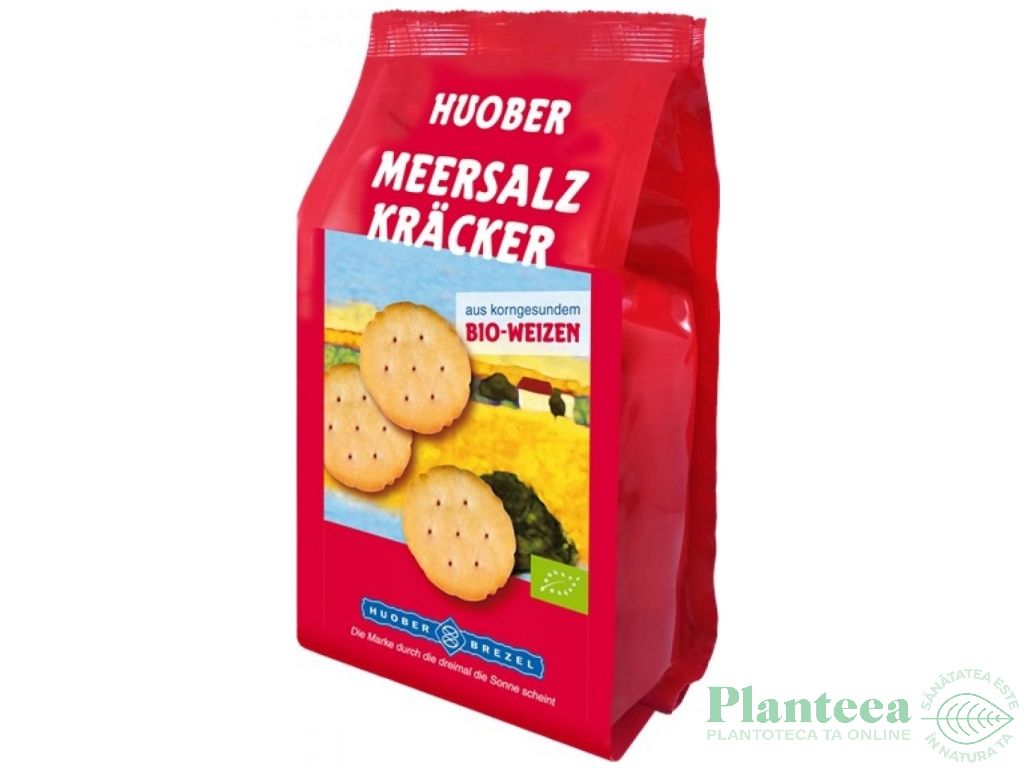 Crackers rotunzi sare mare 150g - HUOBER