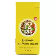 Biscuiti integrali fructe uscate fara zahar 110g - SOLARIS