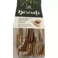 Biscuiti grau integral fulgi mei ulei masline eco 250g - MORINGA EUR