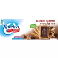 Biscuiti tableta ciocolata neagra fara zahar 150g - KARELEA