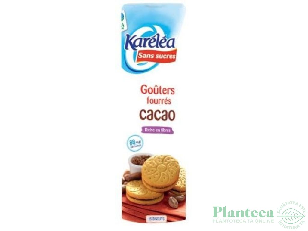 Biscuiti umpluti crema cacao 300g - KARELEA