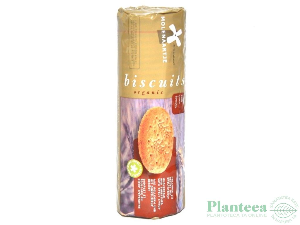 Biscuiti integrali sirop grau 200g - MOLENAARTJE