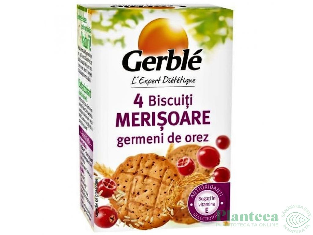 Biscuiti dietetici merisoare germeni orez Expert 44g - GERBLE