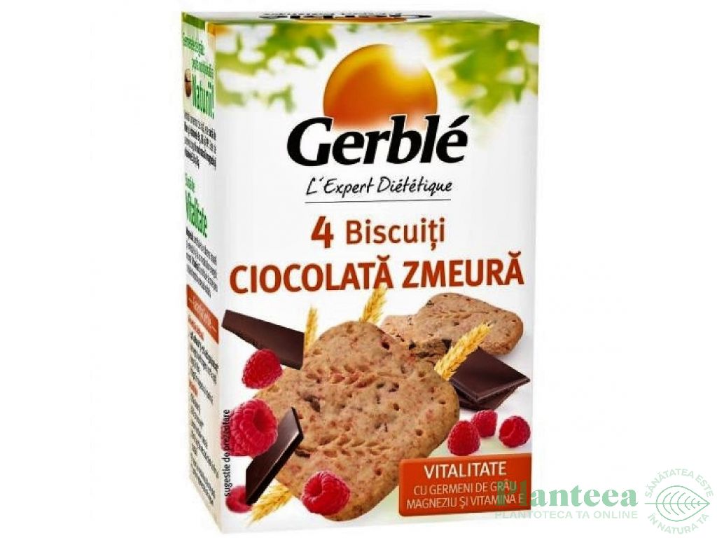Biscuiti dietetici ciocolata zmeura Expert 46,6g - GERBLE