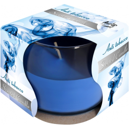 Lumanare parfumata pahar 24h antitabac 130g - AURA