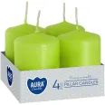 Lumanari ornamentale stalp 7h verde mar 4b - AURA