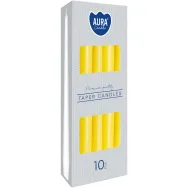Lumanari ornamentale conice 7h galben 10b - AURA
