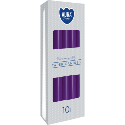 Lumanari ornamentale conice 7h violet 10b - AURA