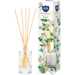 Odorizant difuzor cu 5betisoare Blooming Jasmine 45ml - AURA