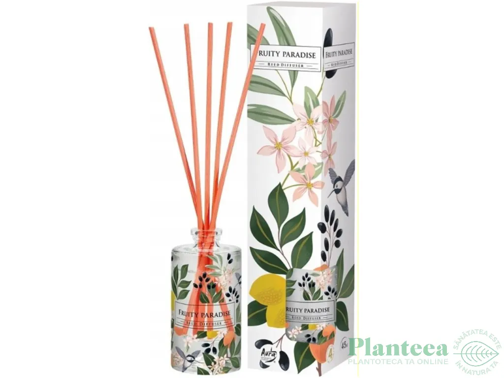 Odorizant difuzor cu 5betisoare Fruit Paradise 45ml - AURA