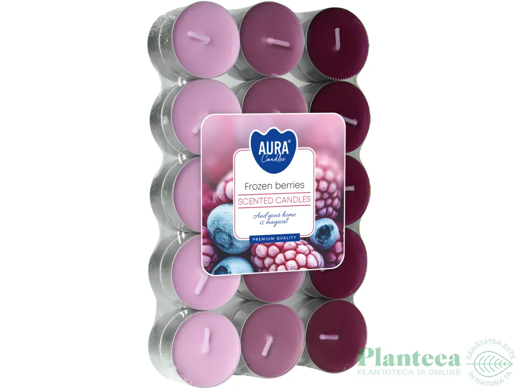 Lumanari pastila parfumate 4h fructe padure inghetate 30b - AURA