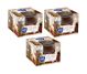 Set 3x Lumanari parfumate pahar 18h Winter cookies 80g - AURA