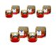 Set 5x Lumanari parfumate pahar imprimat 24h Christmas 100g - AURA