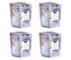 Set 4x Lumanari parfumate pahar imprimat 22h Xmas time 100g - BISPOL