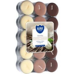 Lumanari pastila parfumate 4h vanilie 30b - AURA