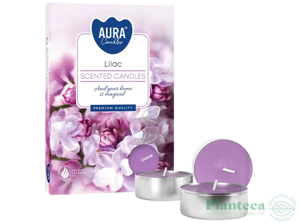 Lumanari pastila parfumate 4h liliac 6b - AURA
