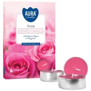 Lumanari pastila parfumate 4h trandafir 6b - AURA