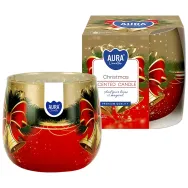 Lumanare parfumata pahar imprimat 20h Christmas 100g - AURA