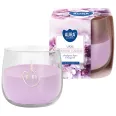 Lumanare parfumata pahar 24h liliac 130g - AURA