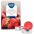 Lumanari pastila parfumate 4h capsuni 6b - AURA