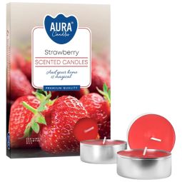 Lumanari pastila parfumate 4h capsuni 6b - AURA