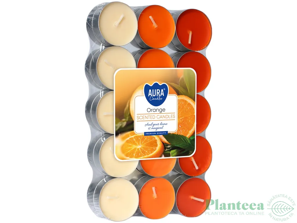 Lumanari pastila parfumate 4h portocale 30b - AURA