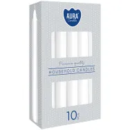Lumanari ornamentale cilindrice 5h alb 10b - BISPOL