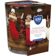 Lumanare parfumata pahar imprimat 22h Christmas gift 100g - AURA