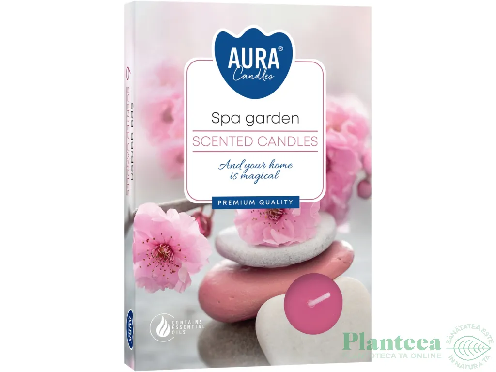 Lumanari pastila parfumate 4h gradina Spa 6b - AURA