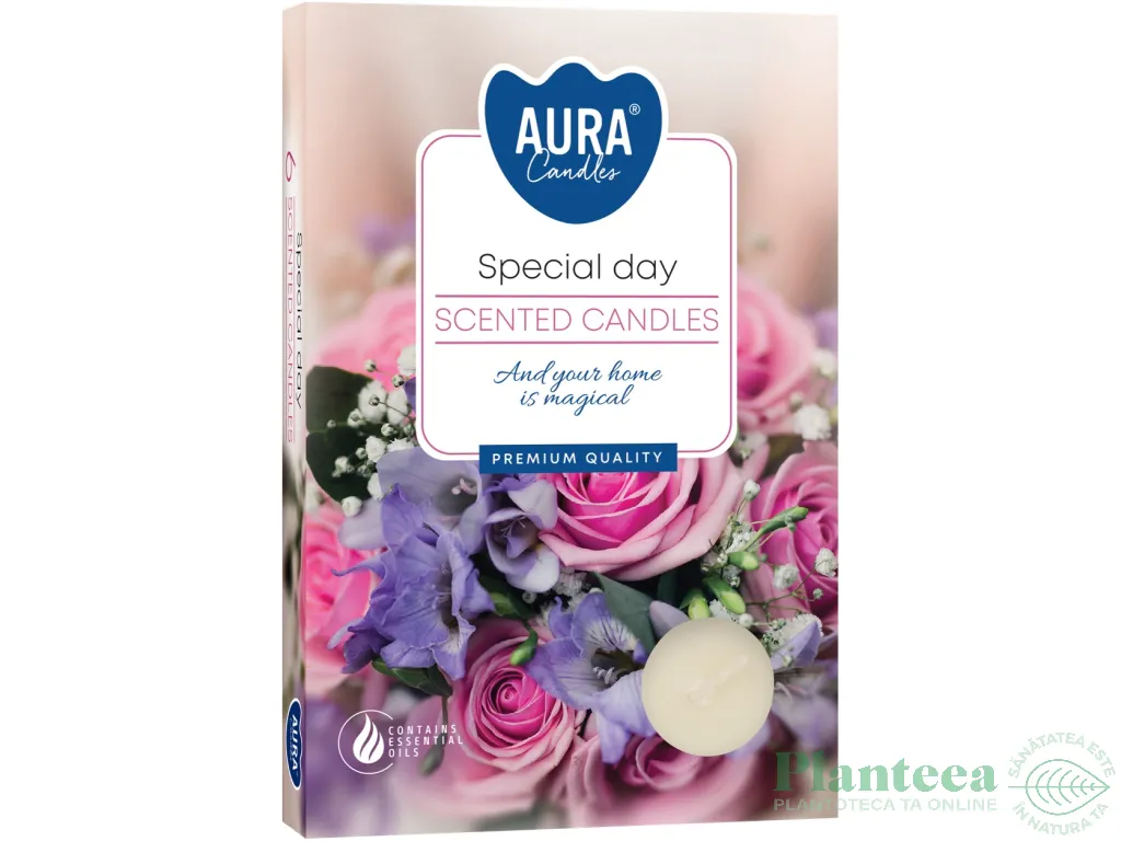 Lumanari pastila parfumate 4h special day 6b - AURA