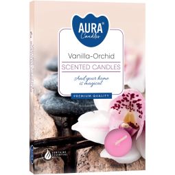 Lumanari pastila parfumate 4h vanilie orhidee 6b - AURA