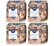Set 4x Lumanari parfumate cu uleiuri esentiale pahar imprimat 20h Wonderful Christmas 100g - AURA