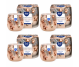 Set 4x Lumanari parfumate cu uleiuri esentiale pahar imprimat 20h Wonderful Christmas 100g - AURA