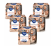 Set 5x Lumanari parfumate cu uleiuri esentiale pahar imprimat 20h Wonderful Christmas 100g - AURA