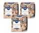 Set 3x Lumanari parfumate cu uleiuri esentiale pahar imprimat 20h Wonderful Christmas 100g - AURA