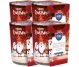 Set 4x Lumanari parfumate pahar imprimat 22h Merry Christmas 100g - BISPOL