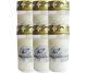 Set 6x Candele cu capac 45h alb 162g - LAURA
