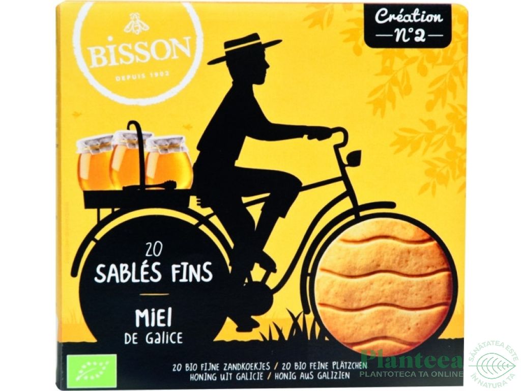 Biscuiti fini miere Galitia eco 120g - BISSON