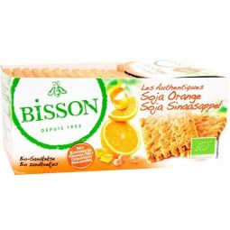 Biscuiti soia portocale confiate eco 180g - BISSON