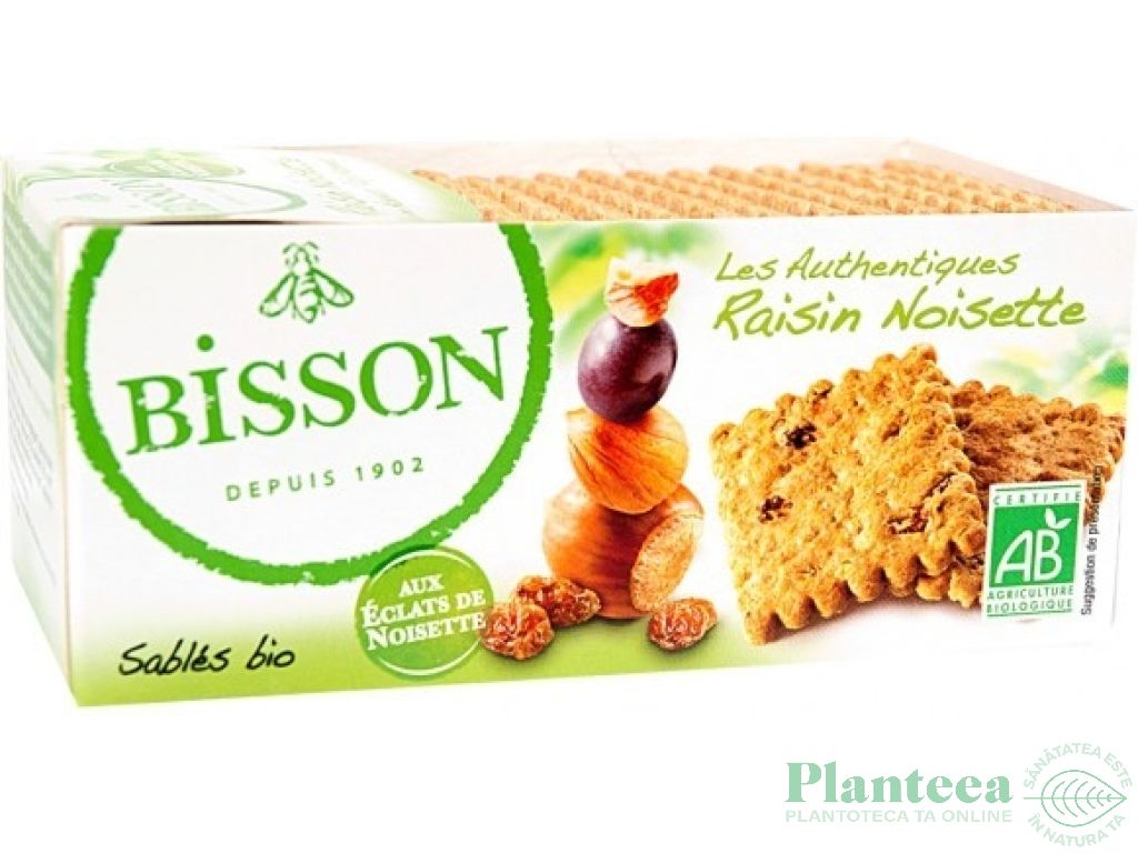 Biscuiti stafide alune eco 175g - BISSON