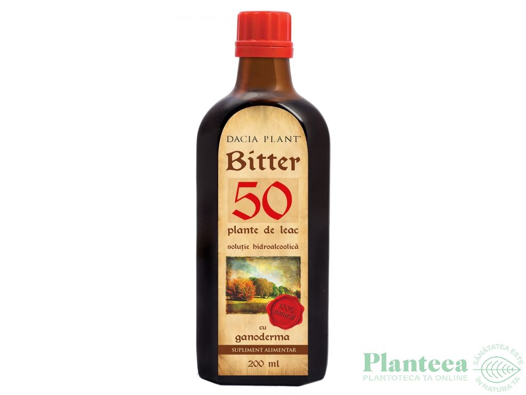 Bitter 50plante ganoderma 200ml - DACIA PLANT