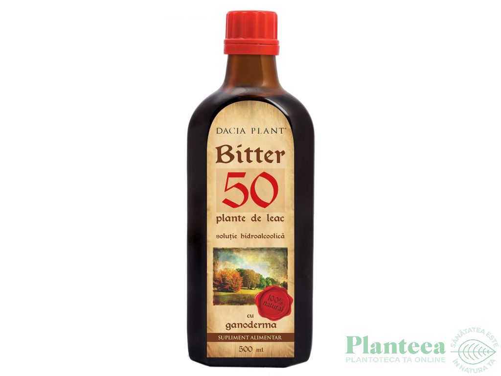 Bitter 50plante ganoderma 500ml - DACIA PLANT