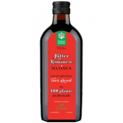 Bitter romanesc Maximus 108plante fara alcool 250ml - SANTO RAPHAEL