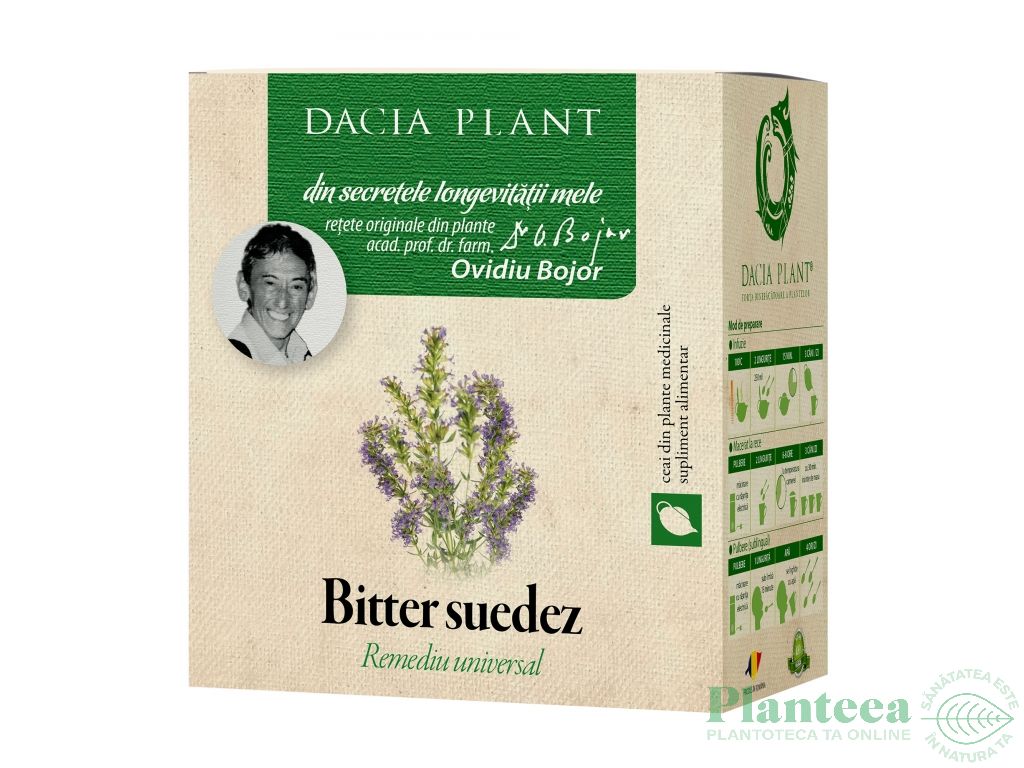 Ceai bitter suedez 50g - DACIA PLANT
