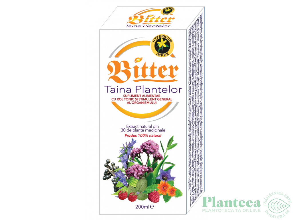 Bitter taina plantelor 200ml - HYPERICUM PLANT