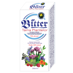 Bitter taina plantelor fara alcool 200ml - HYPERICUM PLANT