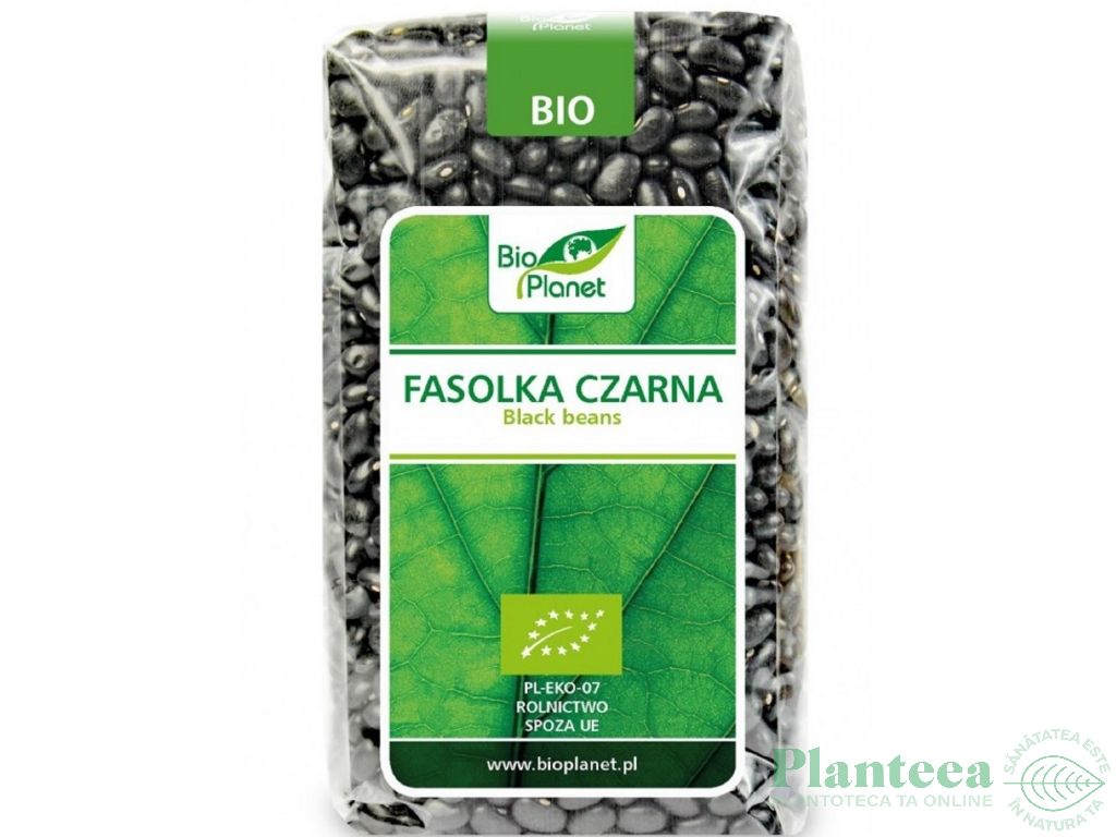 Fasole neagra boabe eco 500g - BIO PLANET