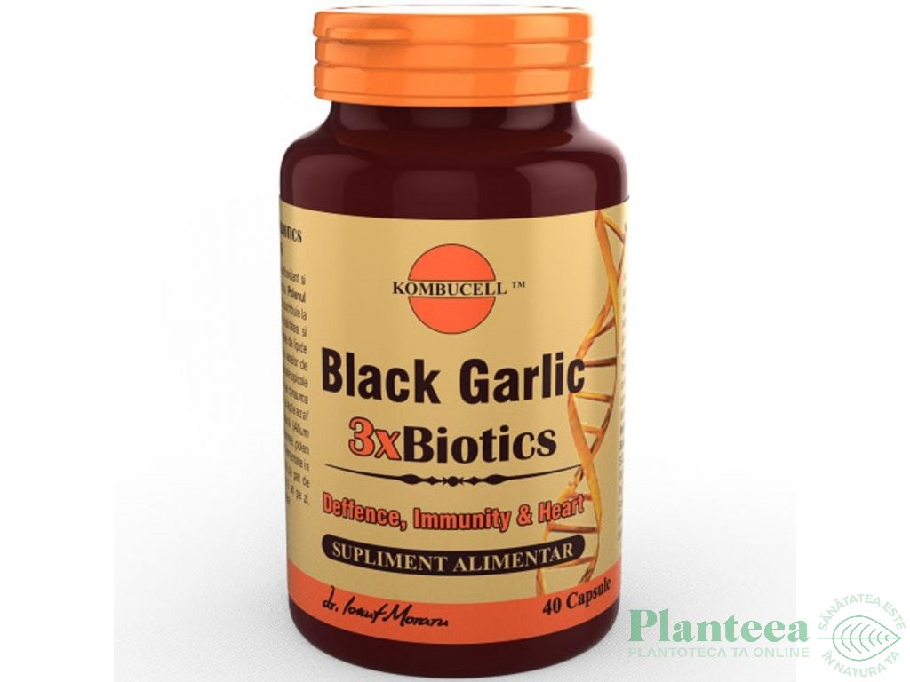 Black garlic 3xbiotics 40cps - KOMBUCELL