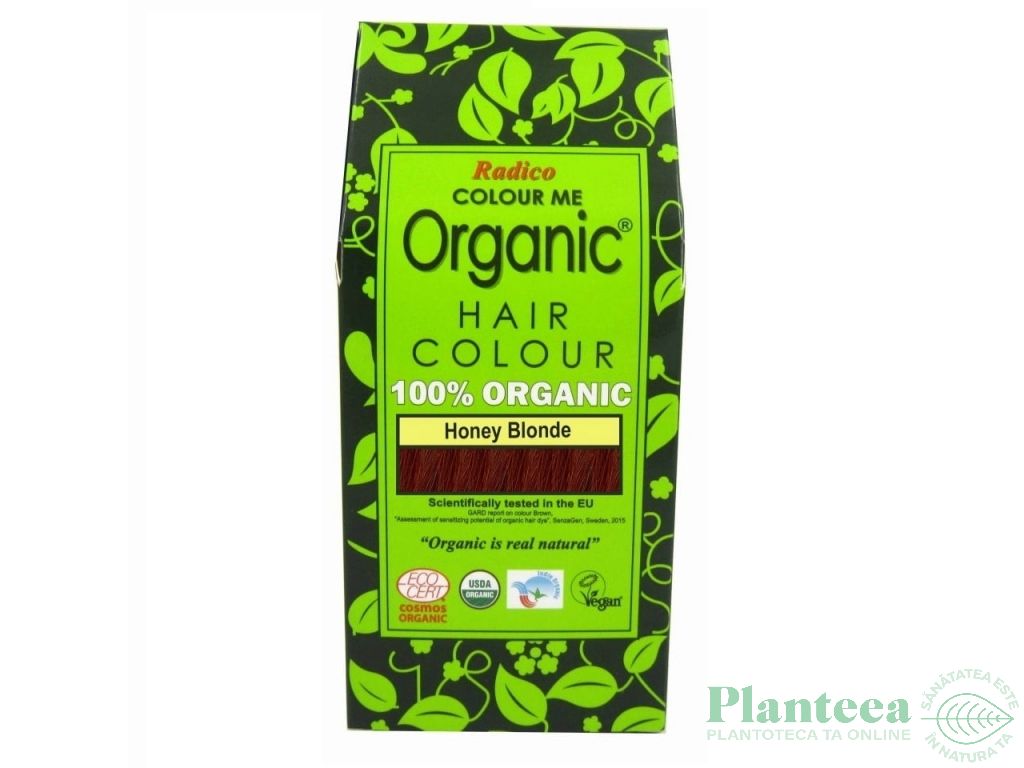 Vopsea par plante blond miere eco 100g - RADICO